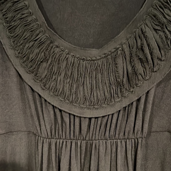 LOFT Sleeveless dress elastic at neckline and bodice size small - Picture 2 of 9